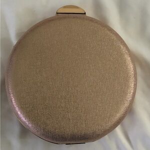 Lakme Women’s Round Rose Gold Clutch Shoulder Bag Removable Gold Chain